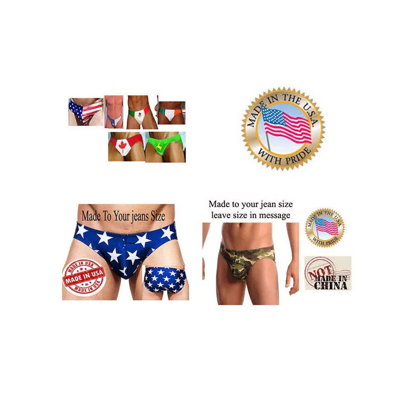 Men's speedo swimsuits USA flag Southern flag ITALIAN most a Flag print